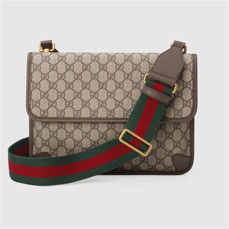 borsa gucci tessuto gg|Borsa a tracolla in canvas GG Supreme in Beige .